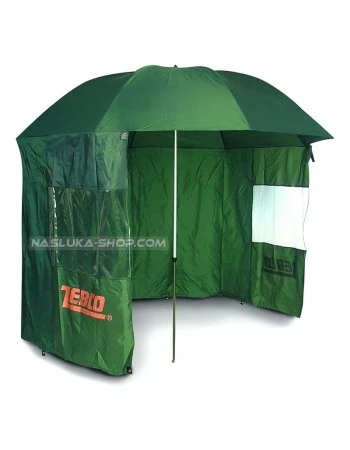Шарански чадър със странична стена Zebco Umbrella Storm 2.50м