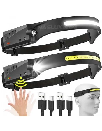 Презареждаем челник с LED диодна лента и сензор Induction Headlamp 13907
