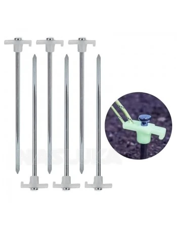 Луминесцентни колчета за палатка Raven Bivvy Pegs Luminous - 10 бр.