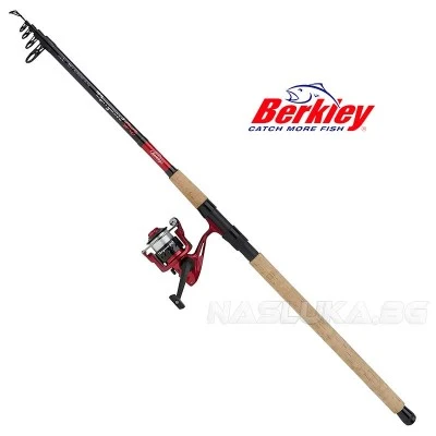 Универсален риболовен комплект Berkley Cherrywood Spezi Allround Tele Combo - 3.00м 35-75г