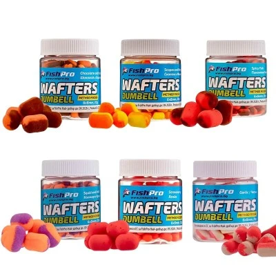 Сет вафтери Метод Мания Dumbell Aroma Mix 8х6мм, 6 бр.