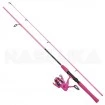 Детски комплект за риболов Kinetic Ramasjang CC Pink - 1.65м 5-24г