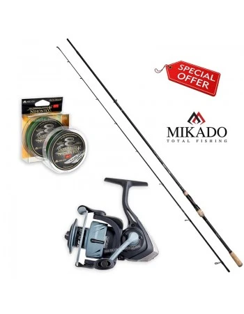 Комплект за спининг риболов на распер Mikado Asp Spin Set 2.80м 10-28г