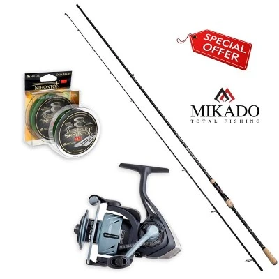 Комплект за спининг риболов на распер Mikado Asp Spin Set 2.80м 10-28г