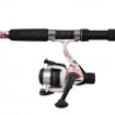Телескопичен спининг комплект Mitchell Tanager Pink Camo Tele - 2.40м 10-30г