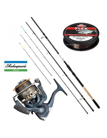 Комплект за фидер риболов Shakespeare Superteam Feeder 3.90м 120г