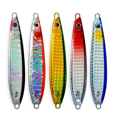 Комплект морски пилкери Sokudo Deep Diver Jig Set 40г, 5 бр.