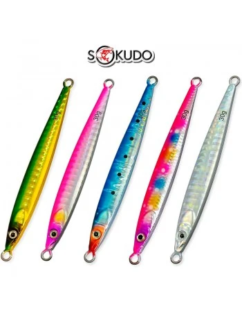Комплект морски джигове Sokudo Diamond Jig Set 30г, 5 бр.