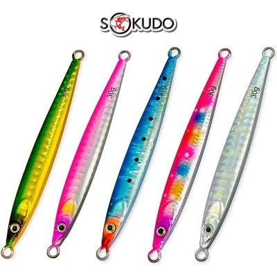 Комплект морски джигове Sokudo Diamond Jig Set 20г, 5 бр.