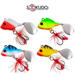 Комплект от 4 бр. спинери Sokudo Killer Spinner, 21 г Комплект от 4 бр. спинери Sokudo Killer Spinner, 21 г