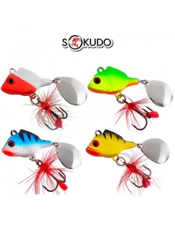 Комплект от 4 бр. спинери Sokudo Killer Spinner, 24г