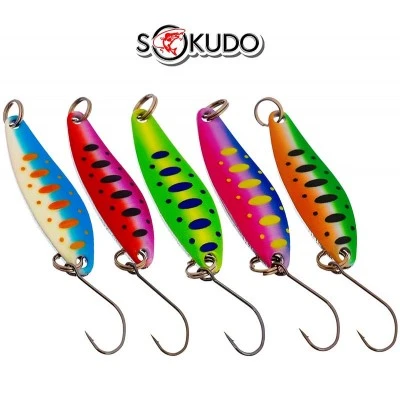 Сет от 5 бр. микроклатушки за ултралайт спининг Sokudo Mystic, 5.0г