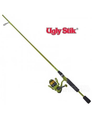 Спининг комплект Ugly Stik Hi-Lite Spinning Combo 1.83м, 6-15lb, Green