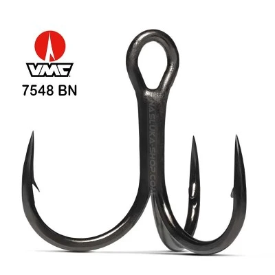 Тройни куки VMC 7548 BN X Short Shank 1x - 5 бр.