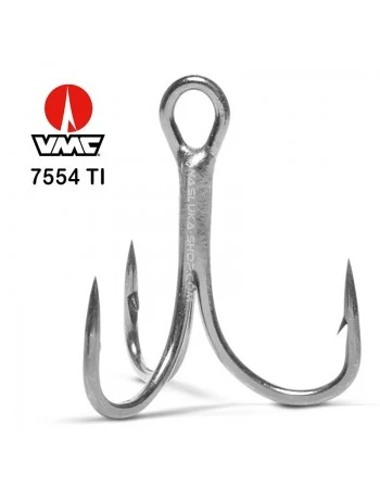 Тройни куки VMC 7554 TI 2х - 5 бр.