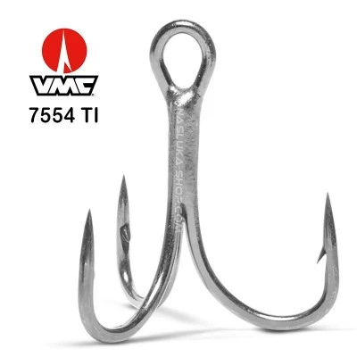 Тройни куки VMC 7554 TI 2х - 5 бр.