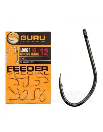 Куки за фидер с ухо Guru LWGF XS Feeder Special - Eyed - 10 бр.