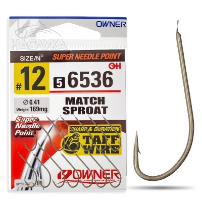 Куки за риболов Owner Match Sproat - 56536