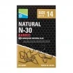 Куки Preston Innovation Natural N-30 Barbed - 15 бр.