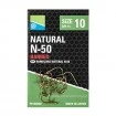 Куки Preston Innovation Natural N-50 Barbed - 15 бр.
