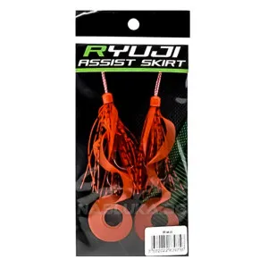 Асист куки за пилкери и джигове Ryuji Assist Skirt 2x2 бр., Red Асист куки за пилкери и джигове Ryuji Assist Skirt 2x2 бр., Red