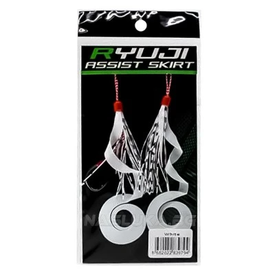 Асист куки за пилкери и джигове Ryuji Assist Skirt 2x2 бр. - White