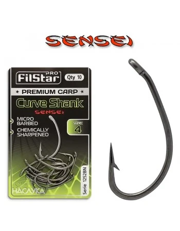Куки за шаран Sensei Curve Shank 1252 BN