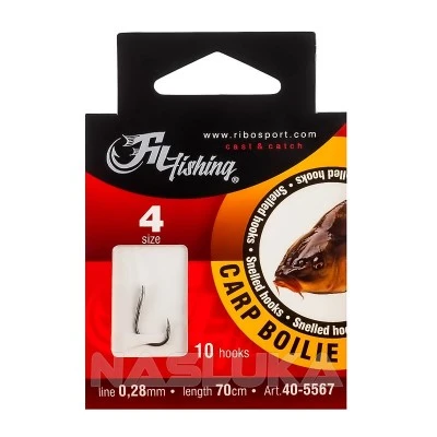Вързани куки за риболов на шаран Fil Fishing Carp Boilie
