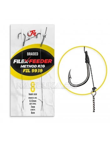 Вързани куки за метод фидер с клин Filex Feeder Method Rig