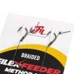 Вързани куки за метод фидер с клин Filex Feeder Method Rig