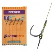 Вързани куки за фидер с шип FishPro Feeder Tanago - 5 бр.