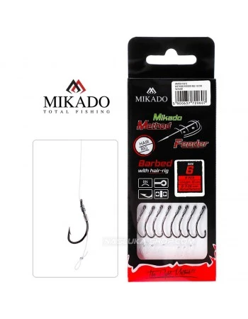 Вързани куки за фидер Mikado Method Feeder Rig - Mono
