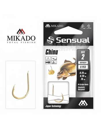 Вързани куки Mikado Sensual Chinu, 70 см - 8 бр.