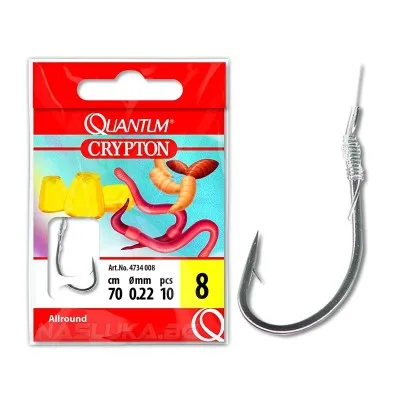 Вързани куки Quantum Crypton Allround, 10 бр.