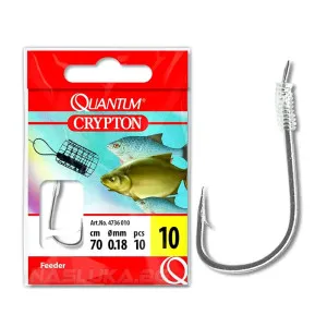 Вързани куки Quantum Crypton Feeder, 10 бр. Вързани куки Quantum Crypton Feeder, 10 бр.
