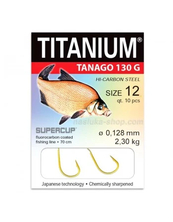 Вързани куки за риболов Titanium Tanago 130 G