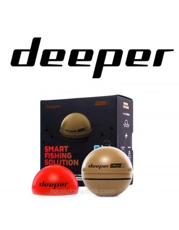 Безжичен трилъчев сонар Deeper Smart Sonar Chirp+ 2.0 - Wi-Fi / GPS / BG Menu