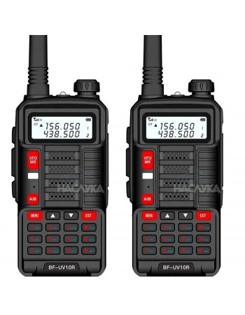 Комплект 2 броя професионални радиостанции Baofeng UV-10R Dual Band