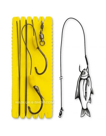 Монтаж за сом Black Cat  Bouy and Boat Ghost Single Hook Rig - 100кг