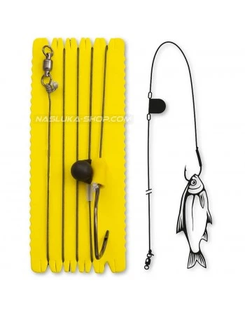 Монтаж за кльонк Black Cat Single Hook Rig With Rattle