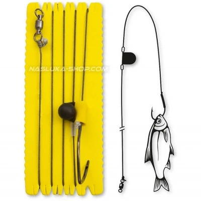 Монтаж за кльонк Black Cat Single Hook Rig With Rattle