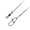 Стоманени поводи FishPro 25см, 15кг, 2 бр.