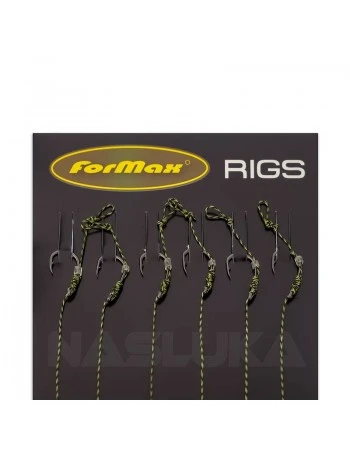 Шарански монтажи Formax Carp Rigs - 6 бр.