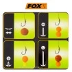 Монтажи за риболов на шаран Fox Curve Short Rigs - Camotex Semi Stiff