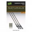 Шарански монтажи Fox Edges Naturals Submerge Leaders 75см, 3бр.