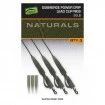 Сейфти монтажи за шаран Fox Edges Naturals Submerge Power Grip Lead Clip Rigs 75см, 3бр.