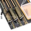 Комплект монтажи с  бърза връзка Fox Leadcore Kwik Change Heli Rigs - 50lb