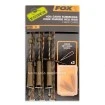Комплект монтажи с бърза връзка Fox Leadcore Kwik Change Heli Rigs - Fleck Camo