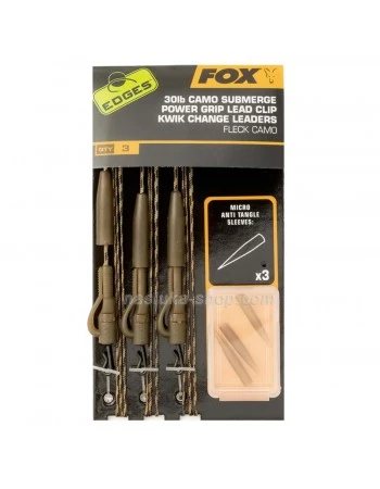 Шарански монтажи със  Safety клипсове и бързи връзки Fox - Fleck Camo