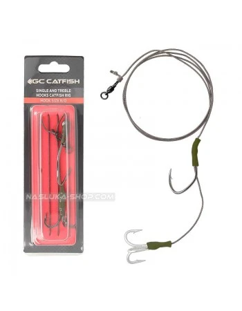 Монтаж за сом Golden Catch Catfish - Single and Treble Hooks Rig